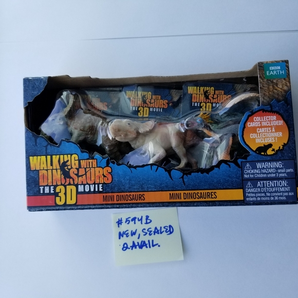 #594B 3 Mini Walking With Dinosaurs - Picture 1 of 7